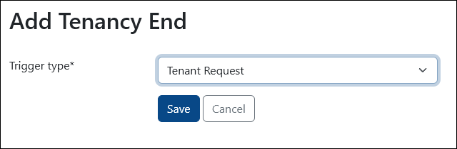 end tenancy reason